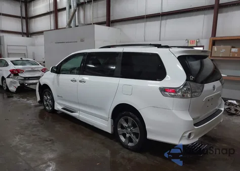 2014 Toyota Sienna Se 8 Passenger из США, поврежденный, VIN 5TDXK3DC7ES507366